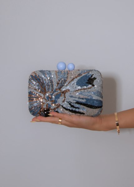 Sacred Moments Clutch Blue