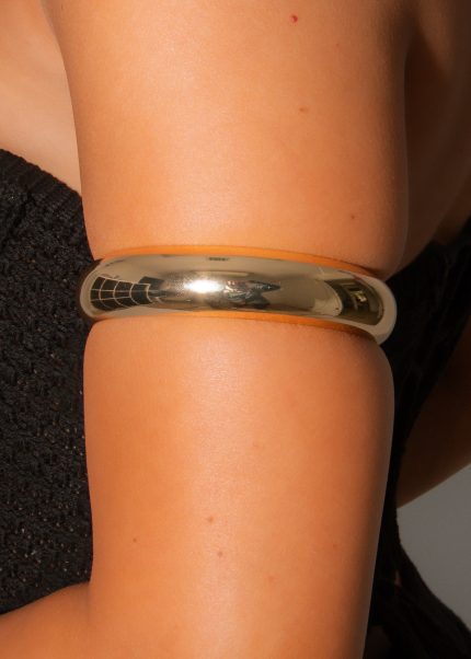 Lustre Curve Arm Cuff Gold