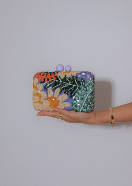 Sacred Moments Clutch Purple