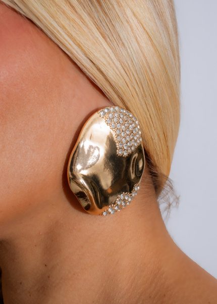 Stellar Cascade Earrings Gold