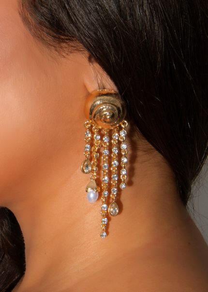 Sirena Drip Earrings Gold