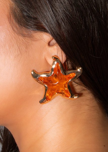 Cancun Mode Earrings Orange