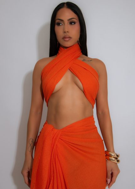 Fierce And Cozy Scarf Orange
