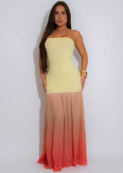 Saffron Dusk Maxi dress Yellow