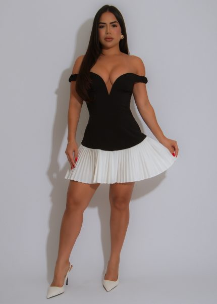 Strong Attraction Mini Dress Black