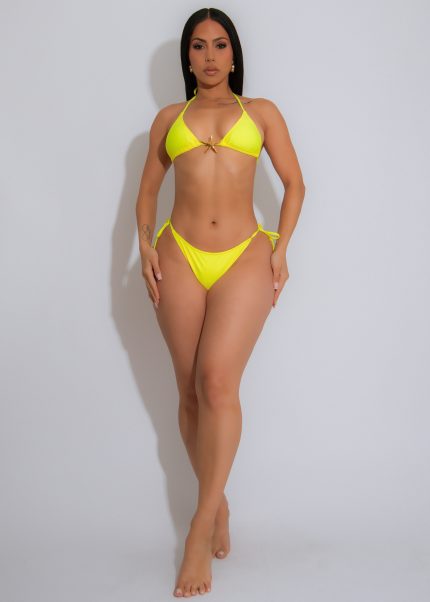 Hot Summer Love Bikini Yellow