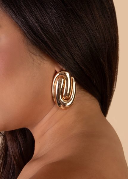 Melted Muse Earrings Gold