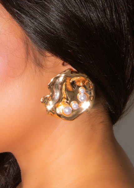 Don't Mention It Earrings Gold