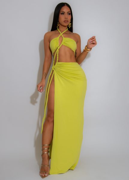 Stop Calling Maxi Dress Green