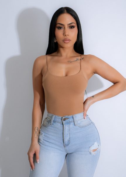Simplicity Charm Crop Top Nude