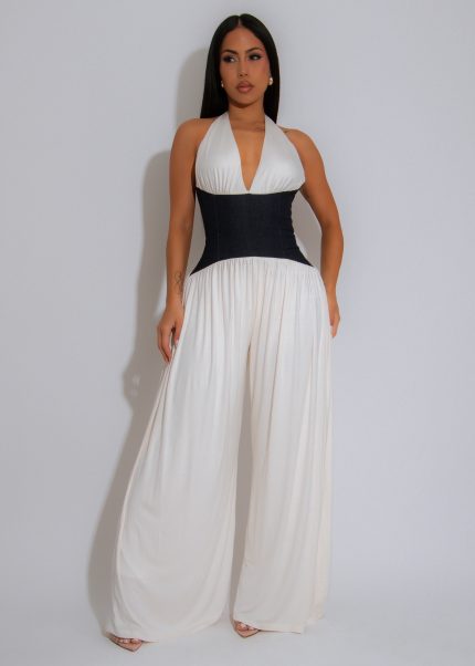 Monaco Nights Jumpsuit White