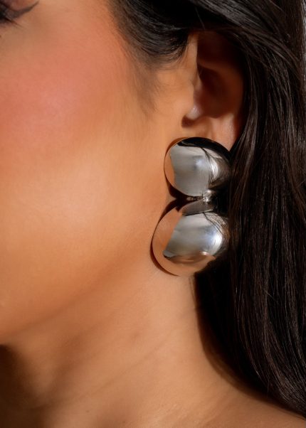 No Regrets Earring Silver