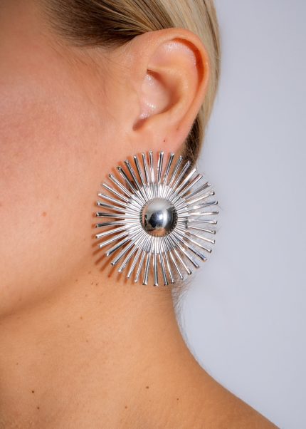 Stellar Radiance Earrings Silver