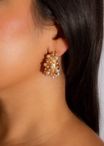 Oh So Fancy Earrings Gold