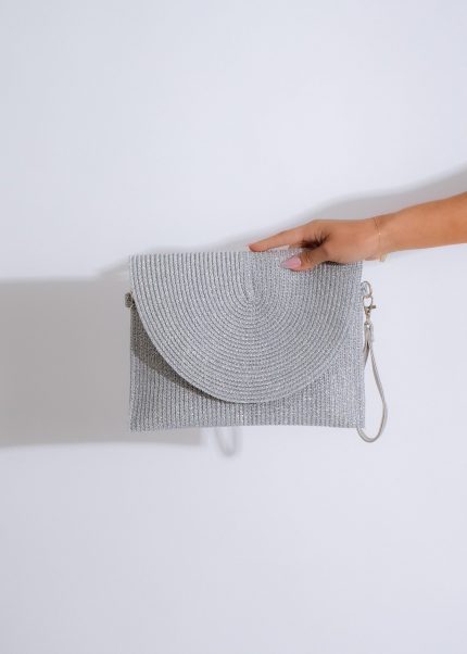 Glam Sparkle Glitter Handbag Silver