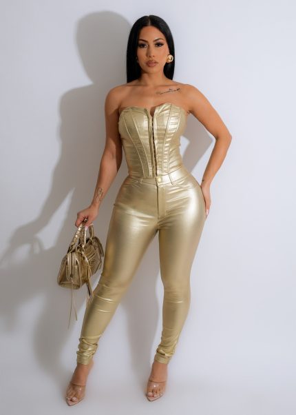 Perfect Night Corset Gold