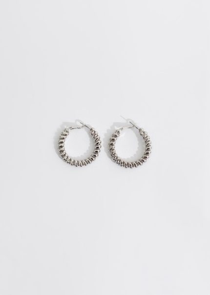 Give Me Your Attention Earrings Silver