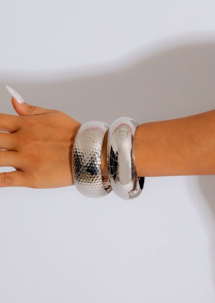 Unbreakable Bond Bracelet Set Silver