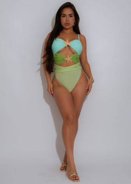 Starstruck Shores Swimsuit Green